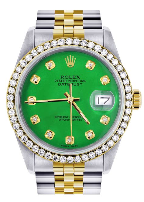 rolex women green dial|rolex date just green dial.